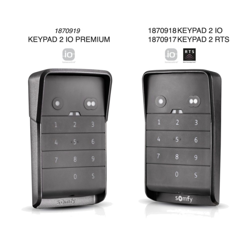 Keypad 2 Клавиатура Somfy для Radio IO и RTS Motors