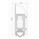 DIY двери проект Excluder на 1750 Comaglio серии COMAX различных размеров